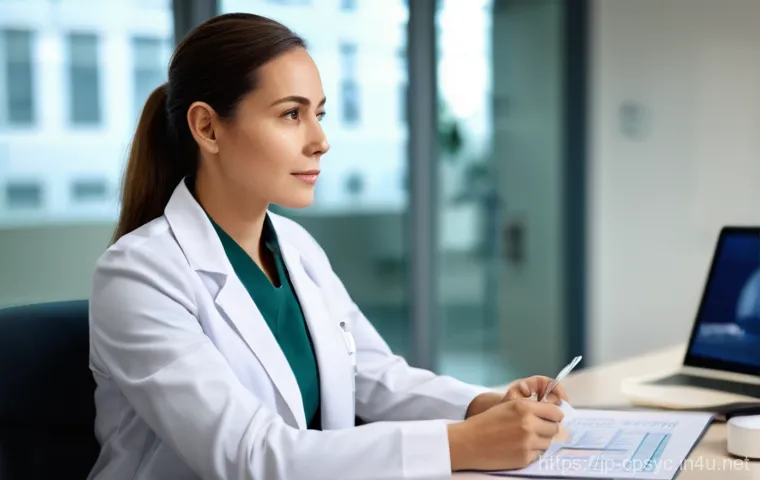 임상심리사의 성공적인 경력 관리 - **Prompt for Medical Institution Setting:**
    A professional and empathetic female clinical psycho...
