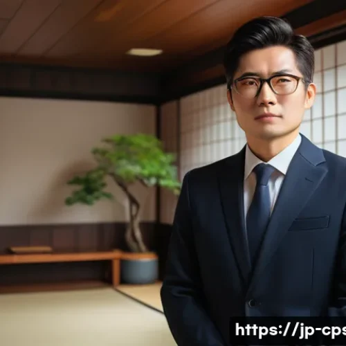 임상심리사의 실기시험 준비법 - A professional clinical psychologist in a modern Japanese counseling room, attentively listening to ...